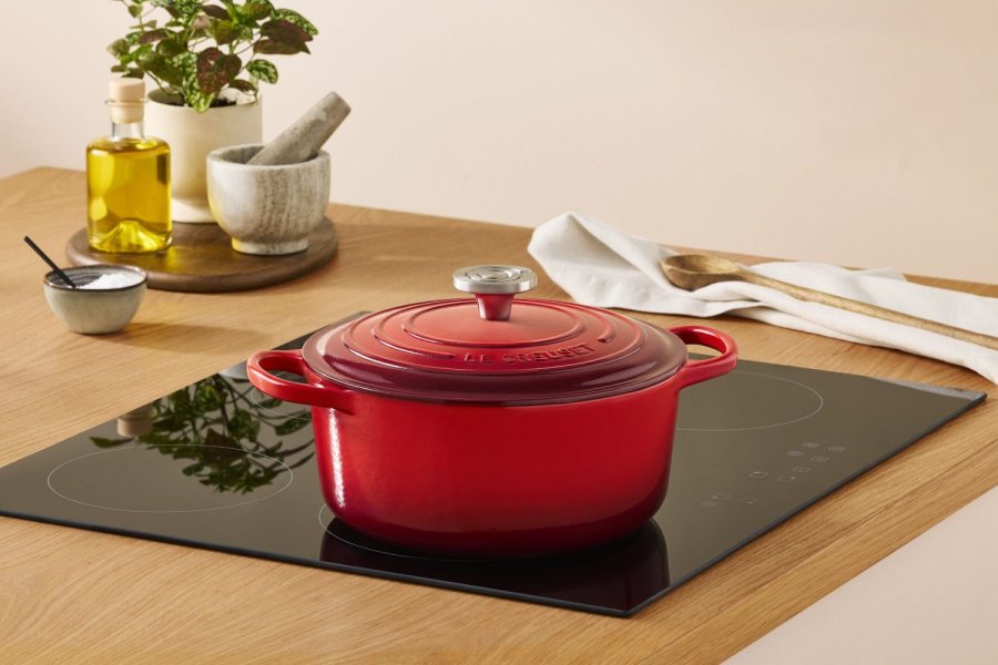 Le Creuset Signature Rund St�bejernsgryde 24 cm/4,2 L, Cerise