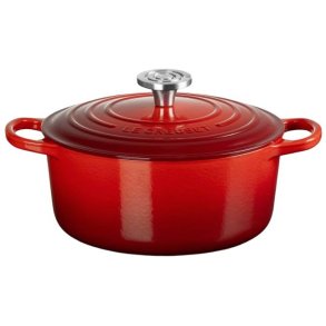 Le Creuset Signature Rund St�bejernsgryde 24 cm/4,2 L, Cerise