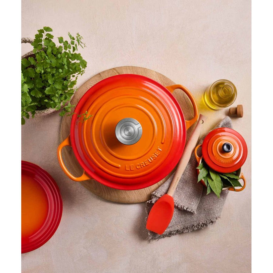 Le Creuset Signature Rund St�bejernsgryde 24 cm/4,2 L, Volcanic