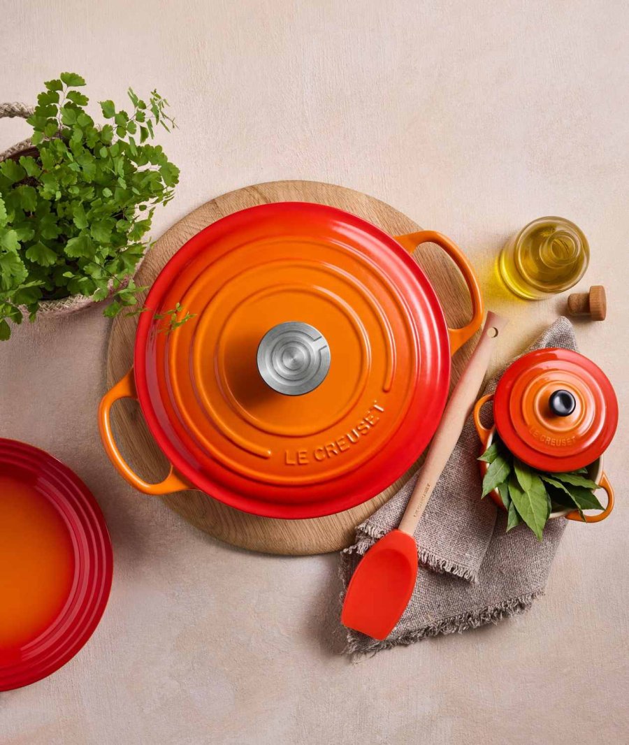 Le Creuset Signature Rund St�bejernsgryde 24 cm/4,2 L, Volcanic