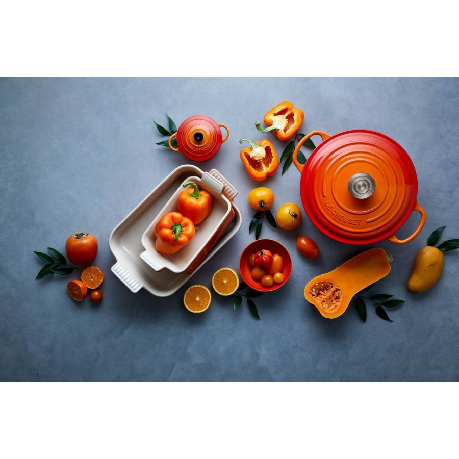 Le Creuset Signature Rund St�bejernsgryde 24 cm/4,2 L, Volcanic