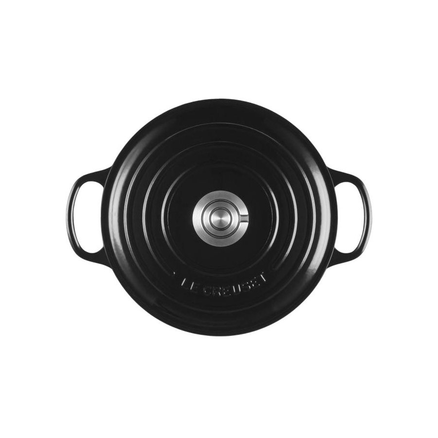 Le Creuset Signature Rund St�bejernsgryde 24 cm/4,2 L, Black
