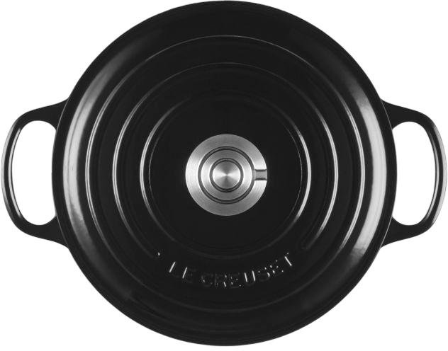 Le Creuset Signature Rund St�bejernsgryde 24 cm/4,2 L, Black
