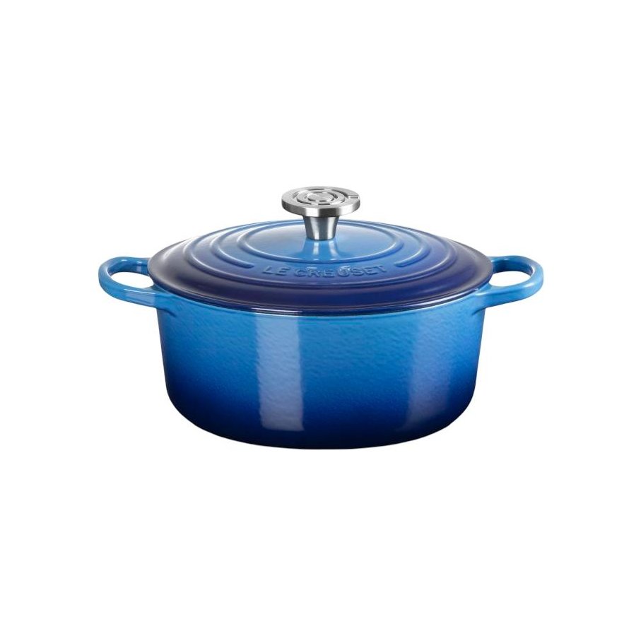 Le Creuset Signature Rund St�bejernsgryde 24 cm/4,2 L, Azure
