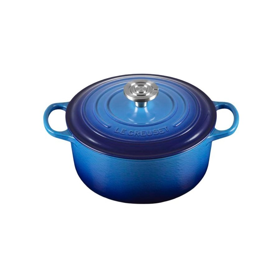 Le Creuset Signature Rund St�bejernsgryde 24 cm/4,2 L, Azure