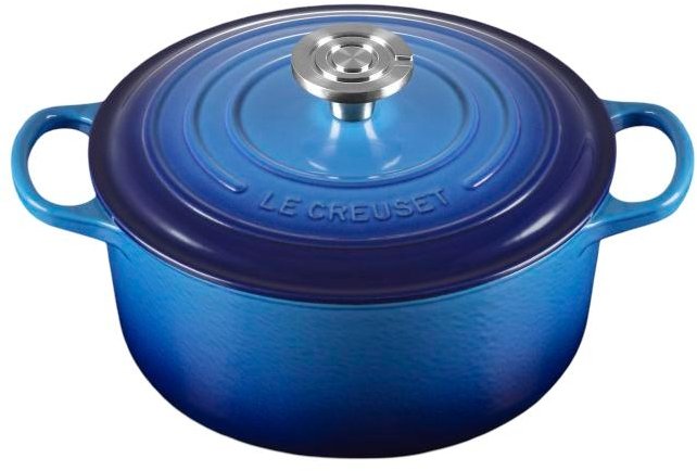 Le Creuset Signature Rund St�bejernsgryde 24 cm/4,2 L, Azure