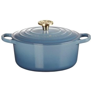 Le Creuset Signature Rund St�bejernsgryde 24 cm/4,2 L, Chambray