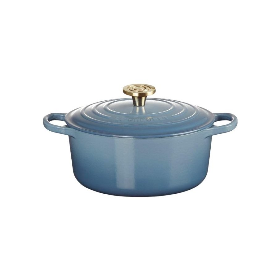 Le Creuset Signature Rund St�bejernsgryde 24 cm/4,2 L, Chambray