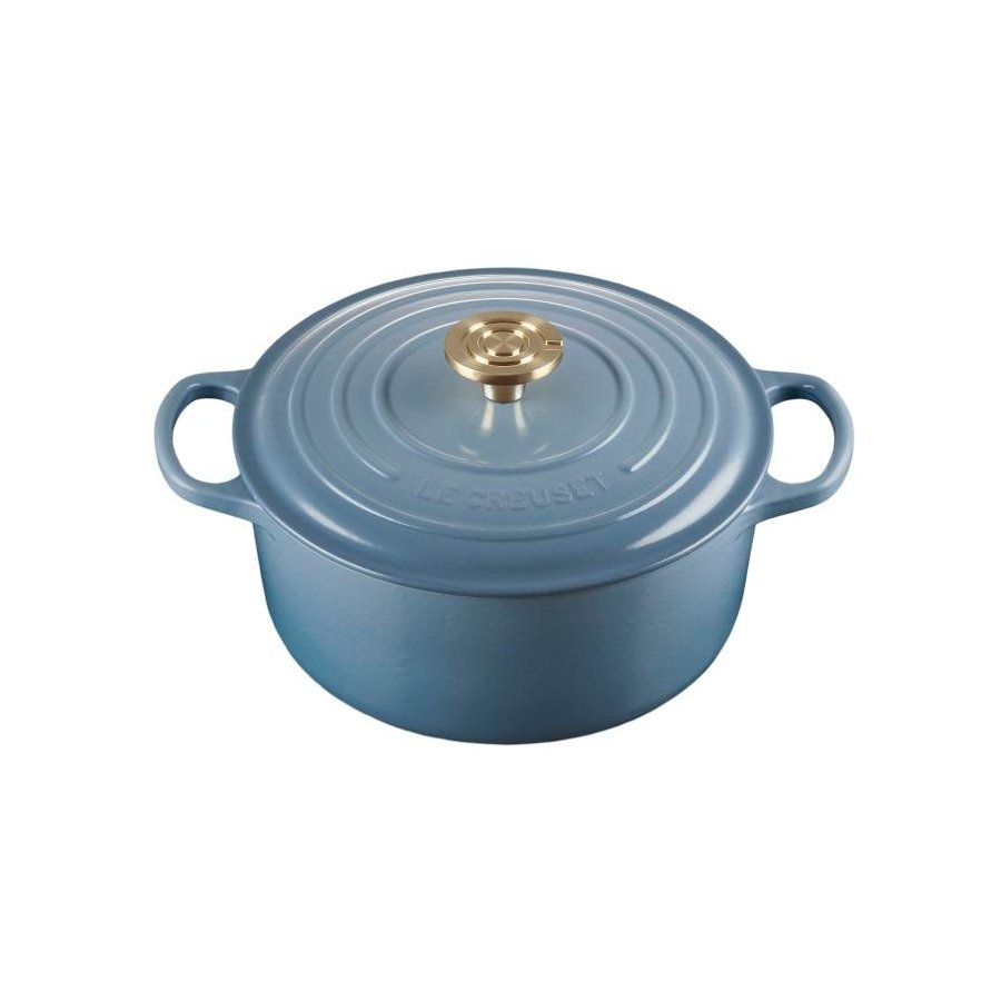 Le Creuset Signature Rund St�bejernsgryde 24 cm/4,2 L, Chambray