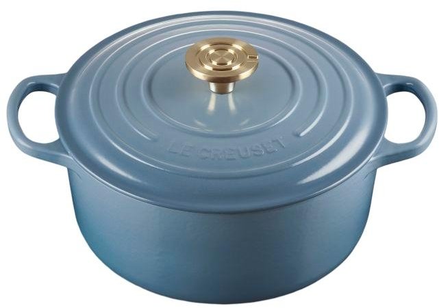 Le Creuset Signature Rund St�bejernsgryde 24 cm/4,2 L, Chambray