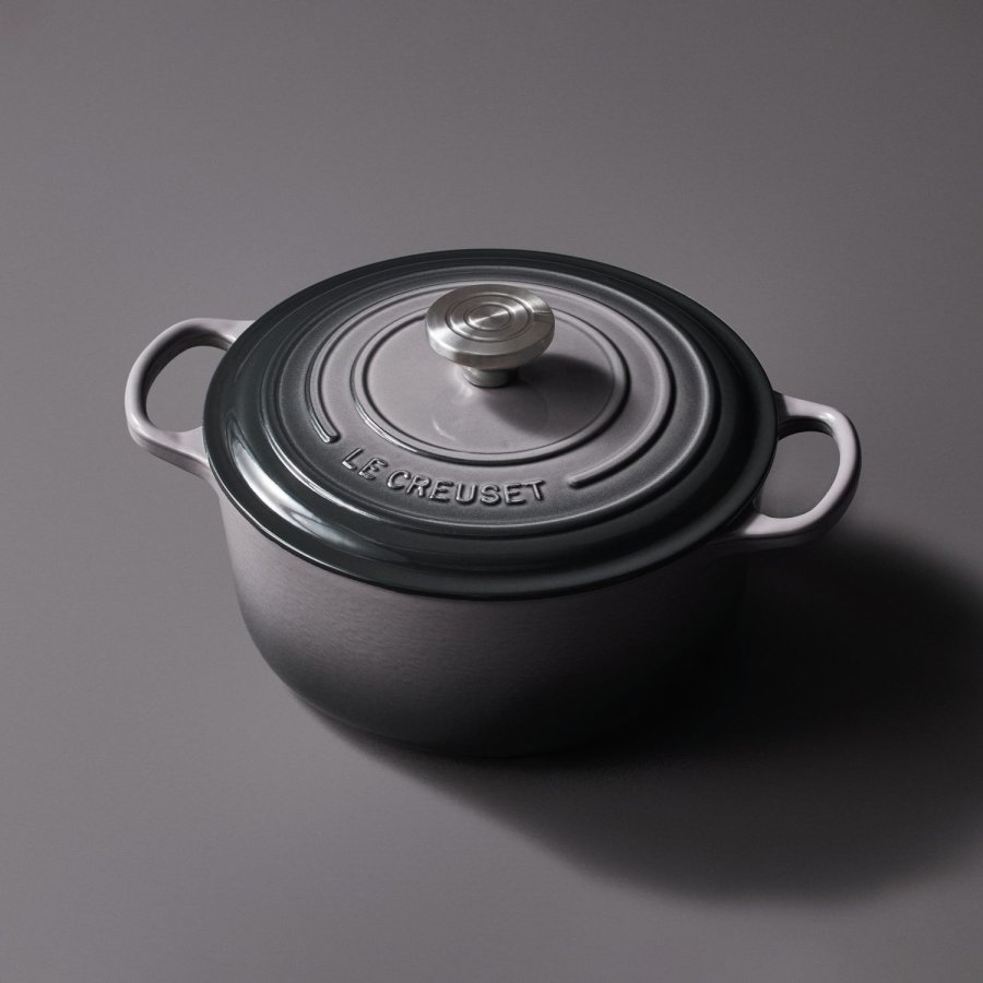 Le Creuset Signature Rund St�bejernsgryde 24 cm/4,2 L, Flint
