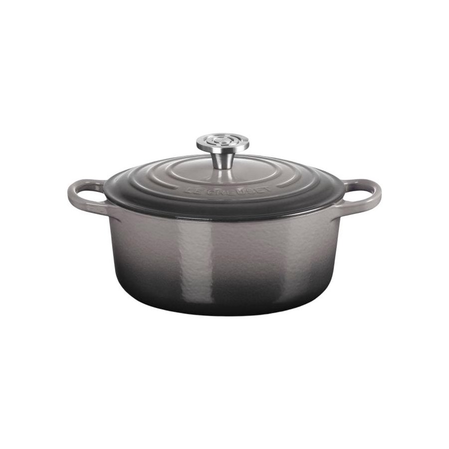 Le Creuset Signature Rund St�bejernsgryde 24 cm/4,2 L, Flint