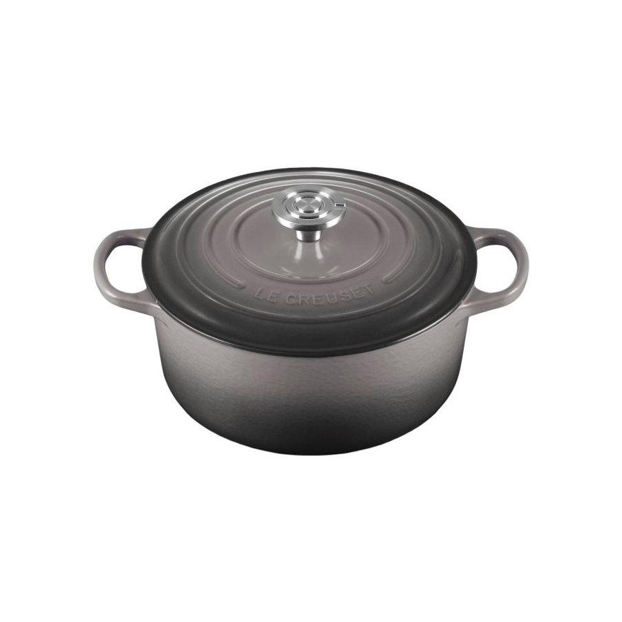Le Creuset Signature Rund St�bejernsgryde 24 cm/4,2 L, Flint