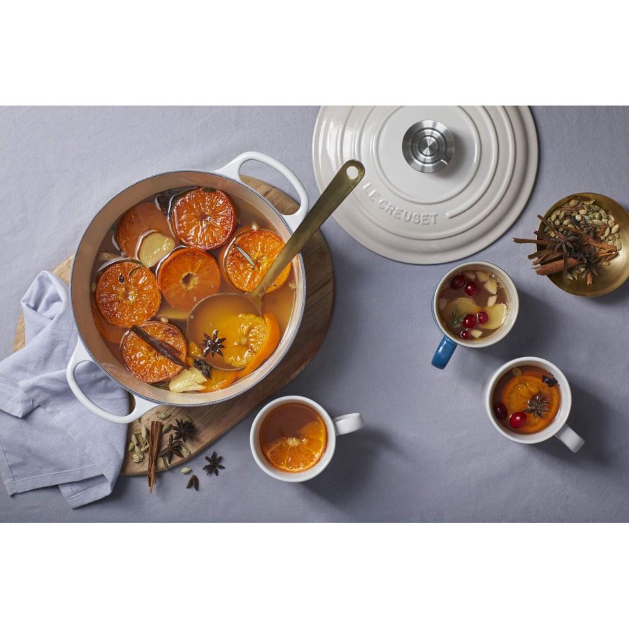 Le Creuset Signature Rund St�bejernsgryde 24 cm/4,2 L, Meringue