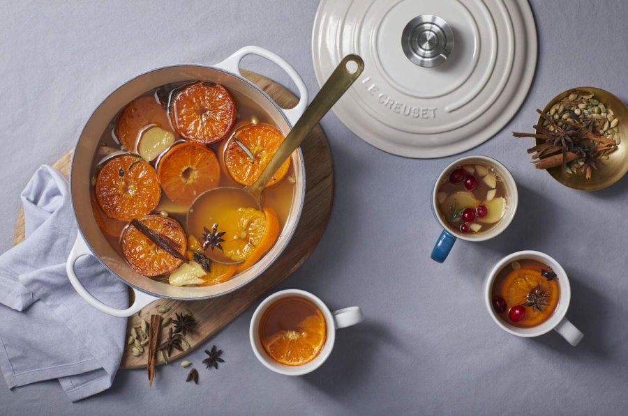 Le Creuset Signature Rund St�bejernsgryde 24 cm/4,2 L, Meringue