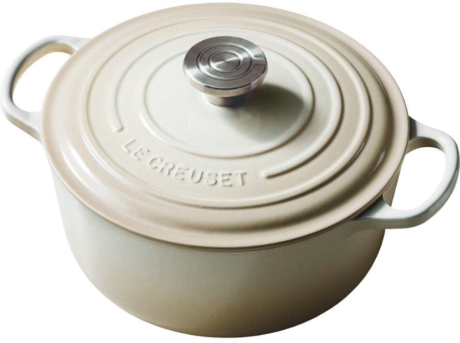 Le Creuset Signature Rund St�bejernsgryde 24 cm/4,2 L, Meringue