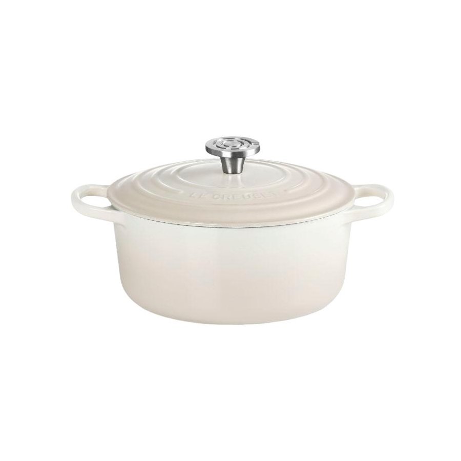 Le Creuset Signature Rund St�bejernsgryde 24 cm/4,2 L, Meringue