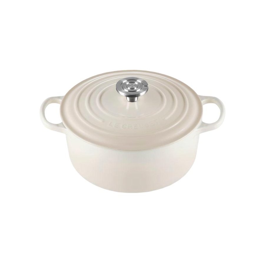 Le Creuset Signature Rund St�bejernsgryde 24 cm/4,2 L, Meringue