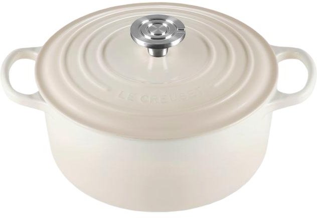 Le Creuset Signature Rund St�bejernsgryde 24 cm/4,2 L, Meringue