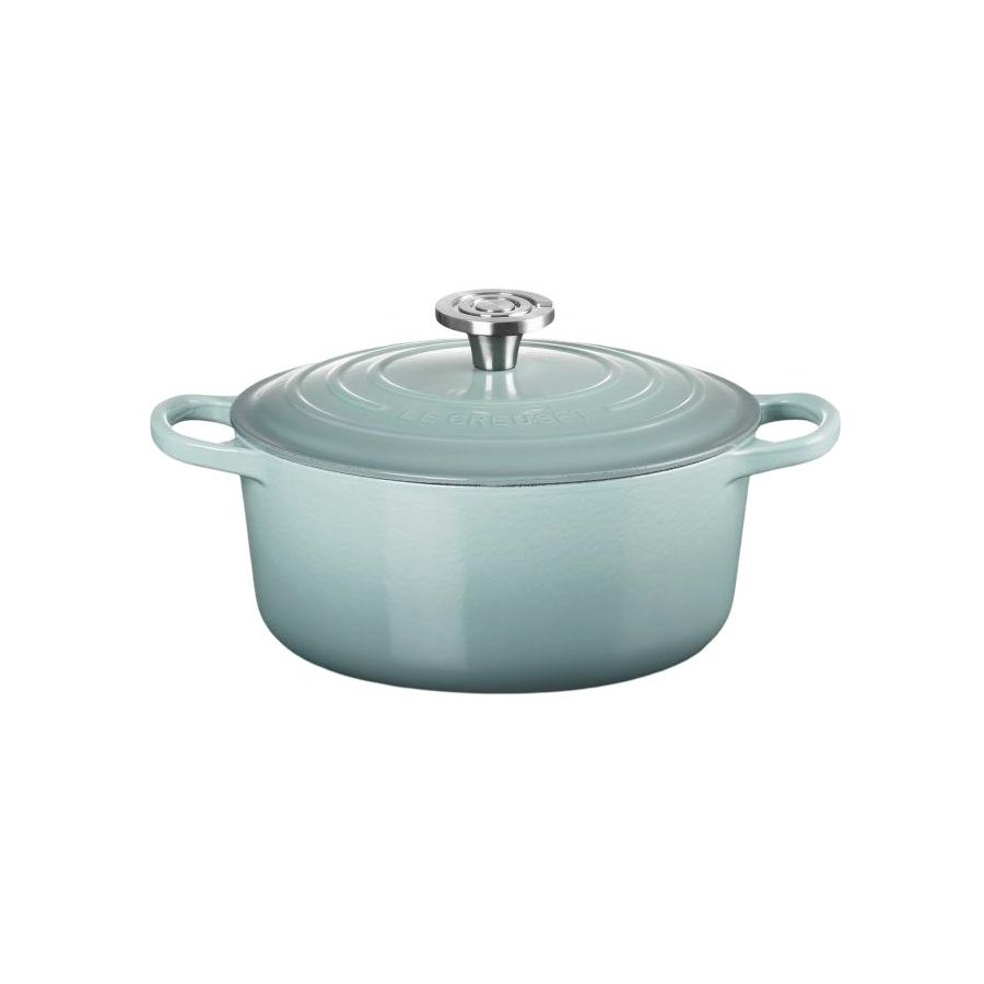 Le Creuset Signature Rund St�bejernsgryde 24 cm/4,2 L, Sea Salt