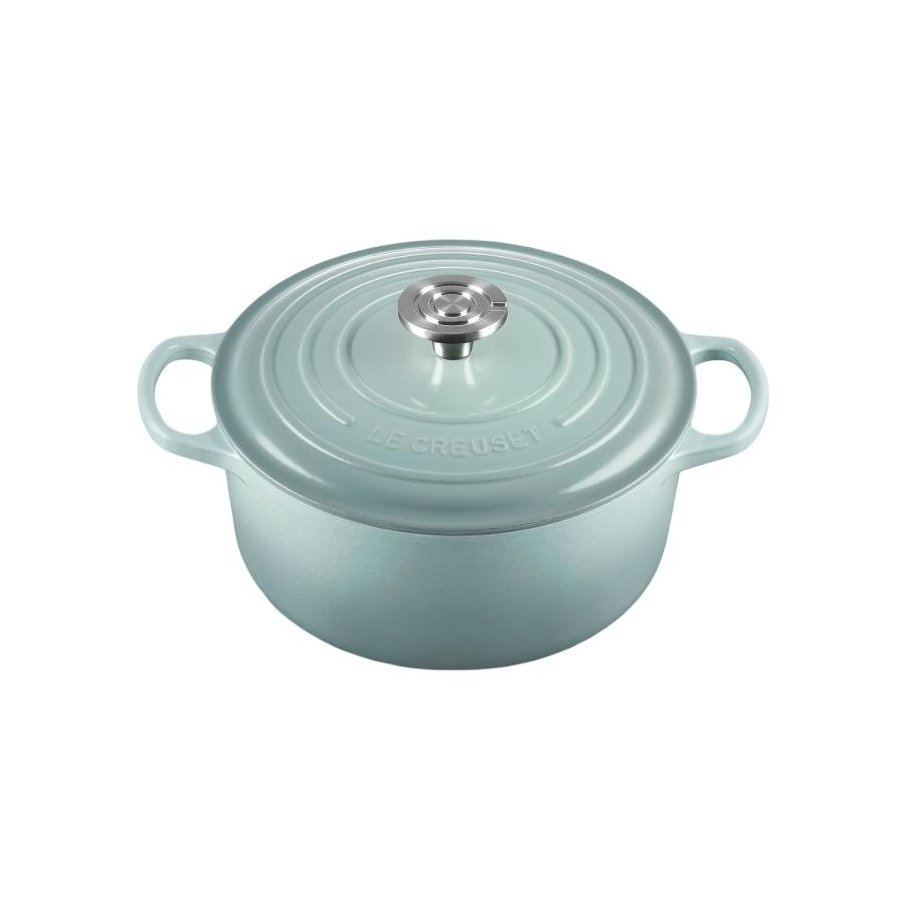 Le Creuset Signature Rund St�bejernsgryde 24 cm/4,2 L, Sea Salt