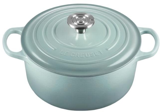 Le Creuset Signature Rund St�bejernsgryde 24 cm/4,2 L, Sea Salt