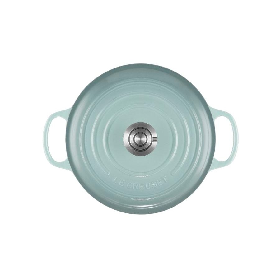 Le Creuset Signature Rund St�bejernsgryde 24 cm/4,2 L, Sea Salt