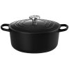 Le Creuset Signature Rund St�bejernsgryde 26 cm/5,3 L, Matte Black