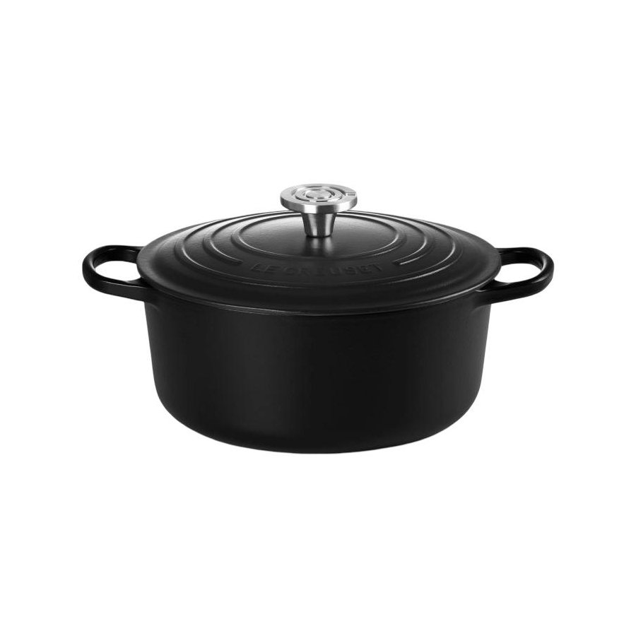 Le Creuset Signature Rund St�bejernsgryde 26 cm/5,3 L, Matte Black