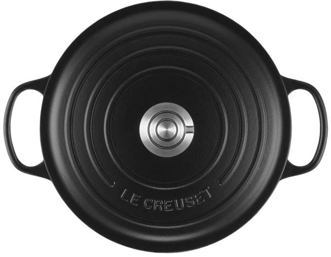 Le Creuset Signature Rund St�bejernsgryde 26 cm/5,3 L, Matte Black