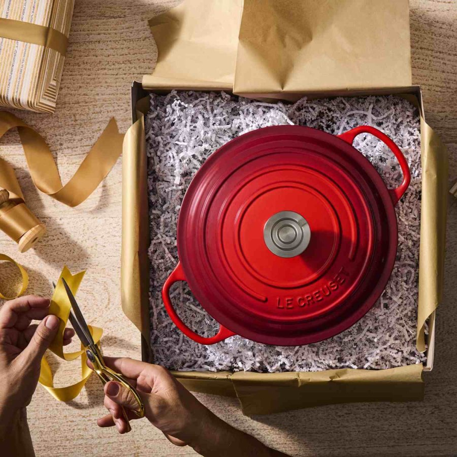 Le Creuset Signature Rund St�bejernsgryde 26 cm/5,3 L, Cerise