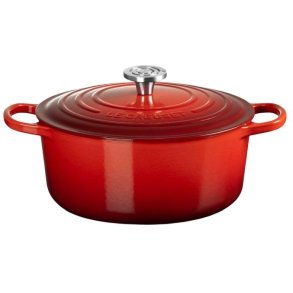Le Creuset Signature Rund St�bejernsgryde 26 cm/5,3 L, Cerise