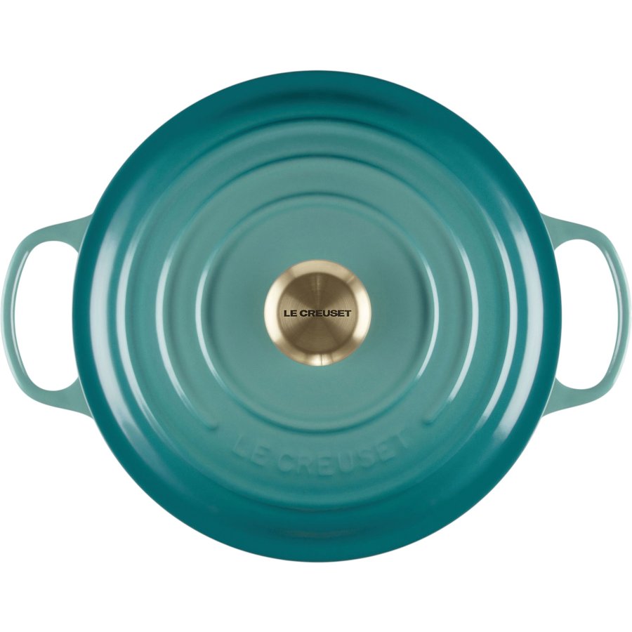 Le Creuset Signature St�bejernsgryde 26 cm/5,3 L, Bleu Riviera