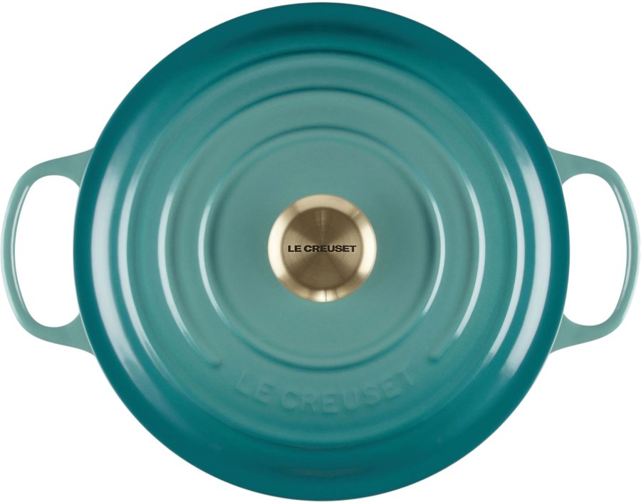 Le Creuset Signature St�bejernsgryde 26 cm/5,3 L, Bleu Riviera