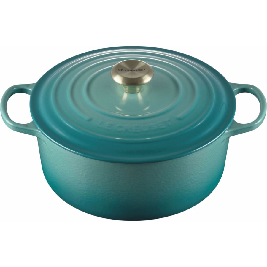 Le Creuset Signature St�bejernsgryde 26 cm/5,3 L, Bleu Riviera
