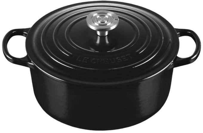 Le Creuset Signature Rund St�bejernsgryde 26 cm/5,3 L, Black