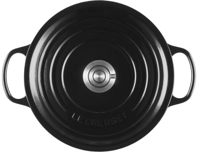 Le Creuset Signature Rund St�bejernsgryde 26 cm/5,3 L, Black