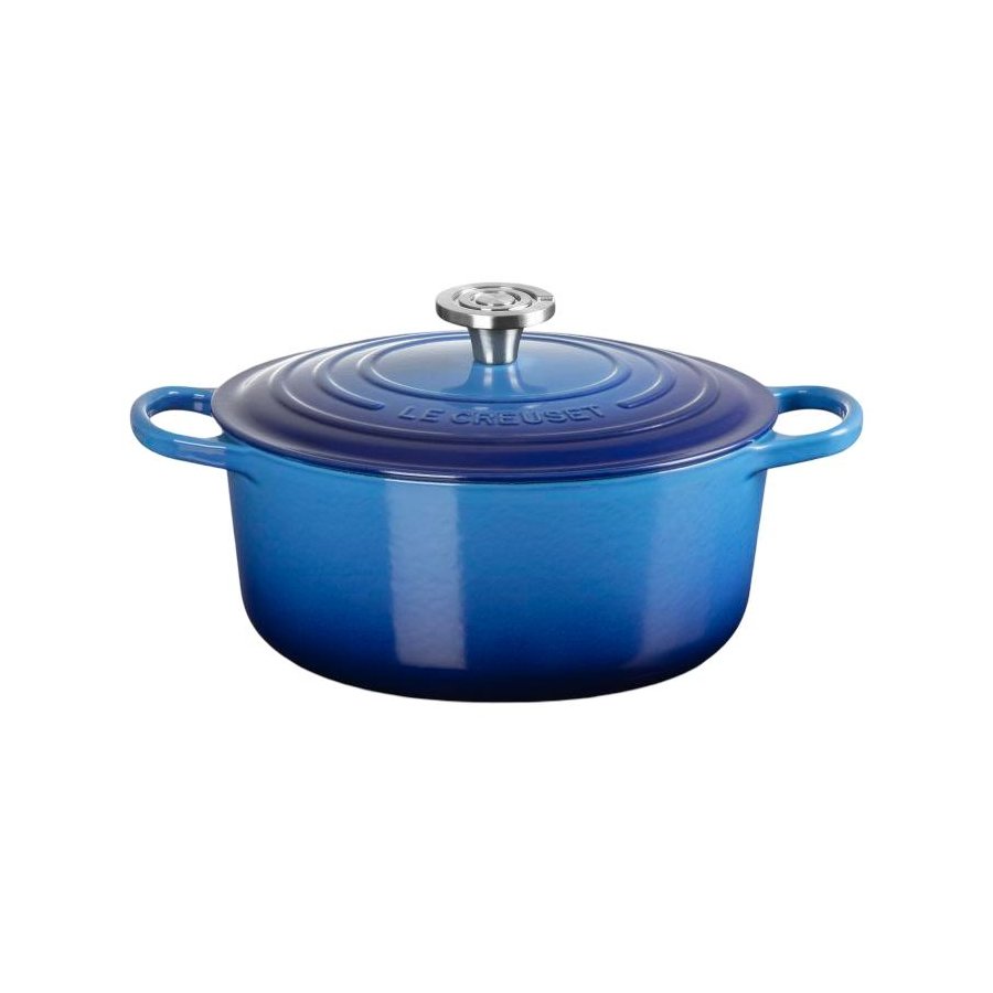 Le Creuset Signature Rund St�bejernsgryde 26 cm/5,3 L, Azure