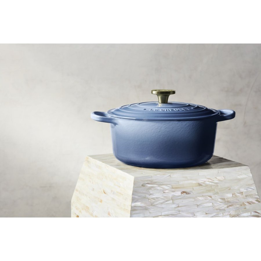 Le Creuset Signature Rund St�bejernsgryde 26 cm/5,3 L, Chambray