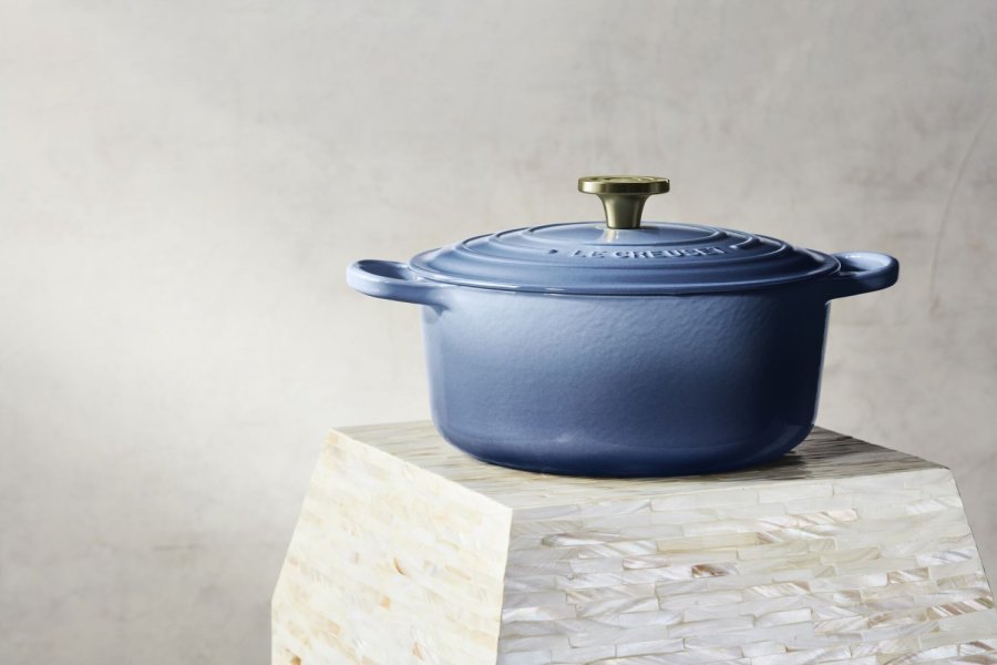 Le Creuset Signature Rund St�bejernsgryde 26 cm/5,3 L, Chambray