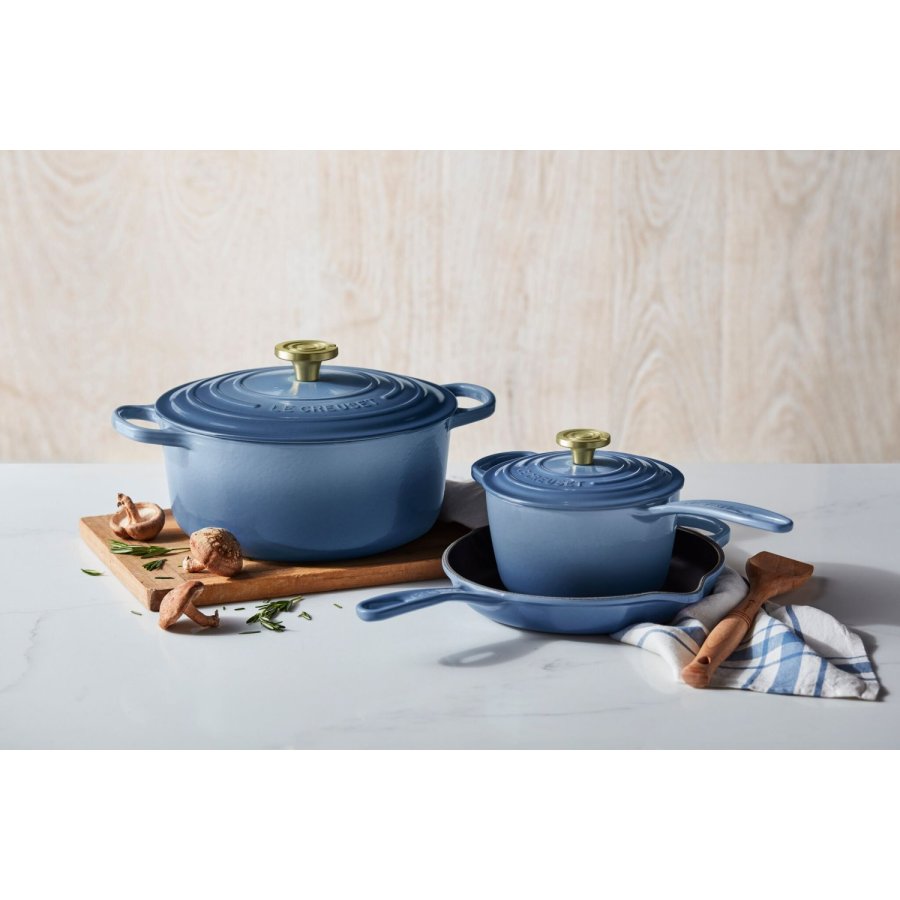 Le Creuset Signature Rund St�bejernsgryde 26 cm/5,3 L, Chambray