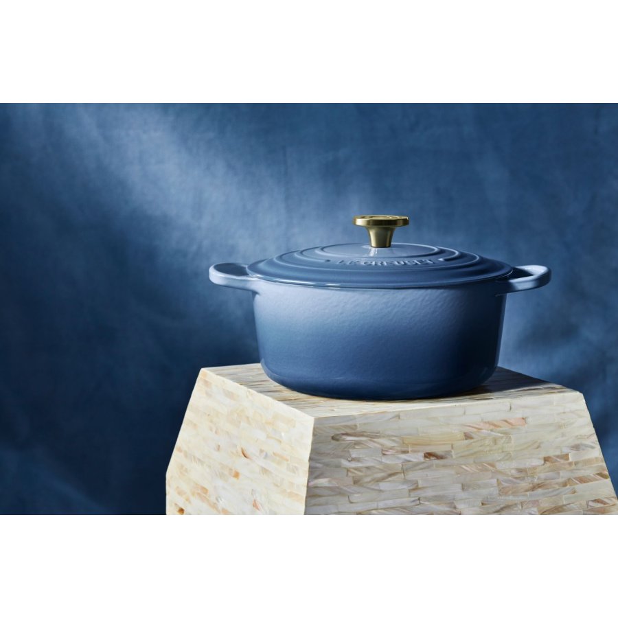 Le Creuset Signature Rund St�bejernsgryde 26 cm/5,3 L, Chambray
