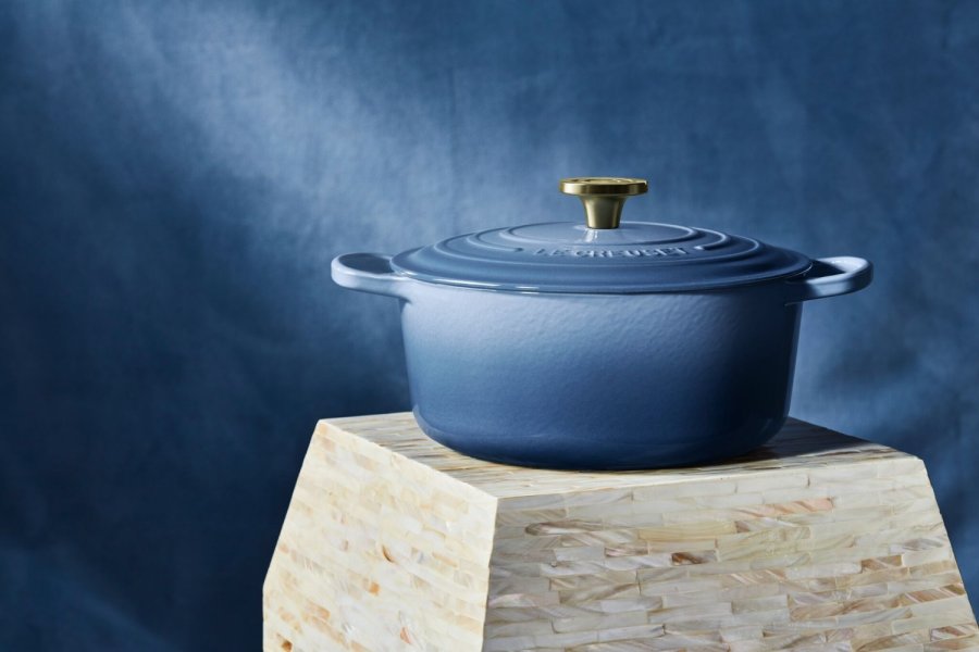 Le Creuset Signature Rund St�bejernsgryde 26 cm/5,3 L, Chambray