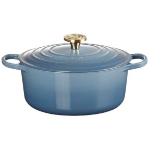 Le Creuset Signature Rund St�bejernsgryde 26 cm/5,3 L, Chambray