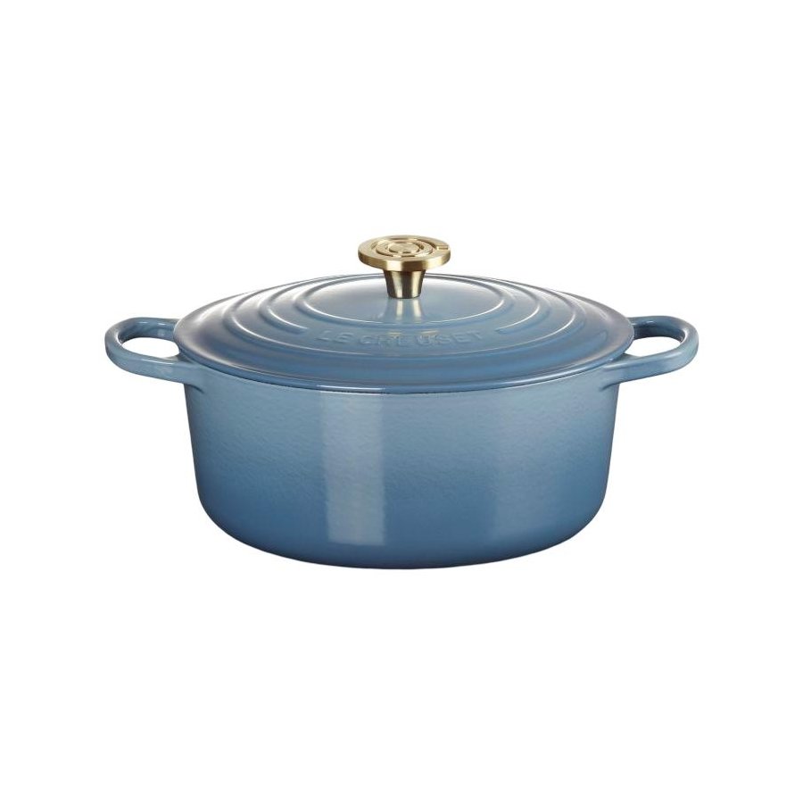 Le Creuset Signature Rund St�bejernsgryde 26 cm/5,3 L, Chambray