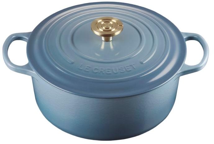 Le Creuset Signature Rund St�bejernsgryde 26 cm/5,3 L, Chambray