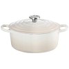 Le Creuset Signature Rund St�bejernsgryde 26 cm/5,3 L, Meringue