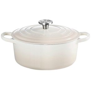 Le Creuset Signature Rund St�bejernsgryde 26 cm/5,3 L, Meringue