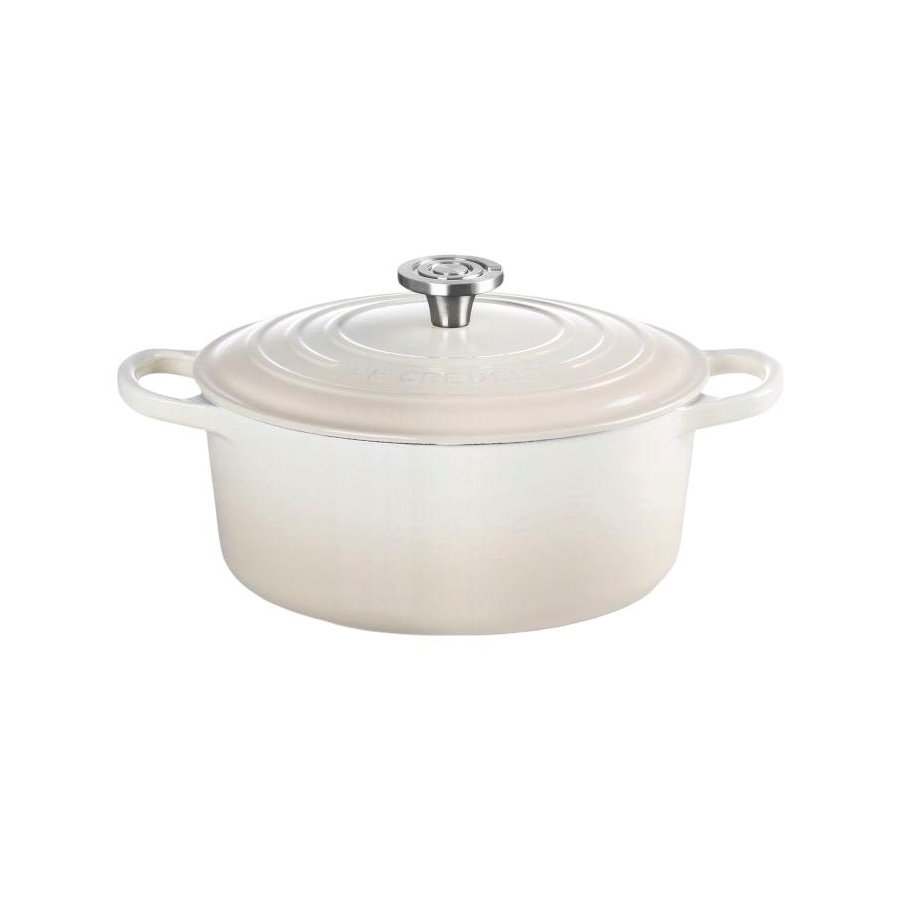 Le Creuset Signature Rund St�bejernsgryde 26 cm/5,3 L, Meringue
