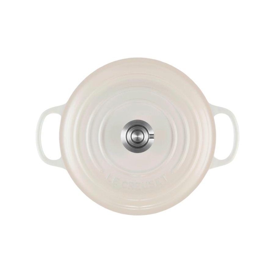 Le Creuset Signature Rund St�bejernsgryde 26 cm/5,3 L, Meringue